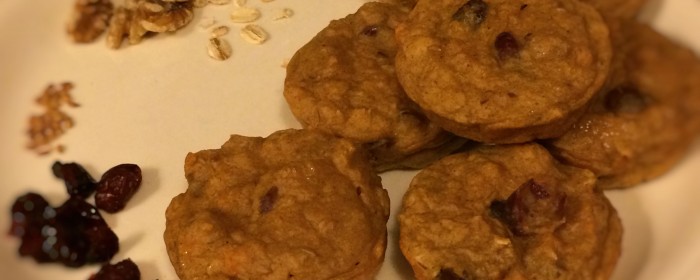 Healthy Cinnamon Raisin Sweet Potato Muffins