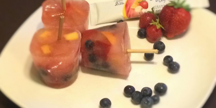 Healthy homemade Fruit Popsicles recipe